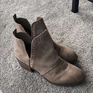 Brown booties